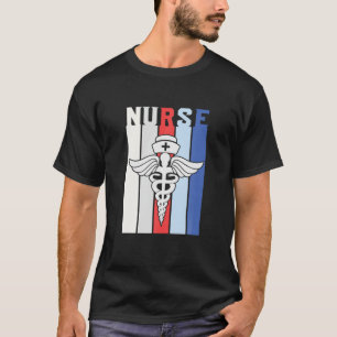 Retro Vintage Nurse ER ICU NICU RN Nurses Men Wome T-Shirt