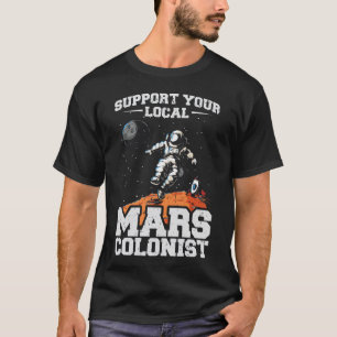 Retro Vintage Occupy Mars 2020 Planet Martian Mars T-Shirt