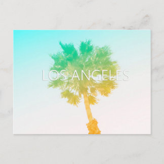 Retro Vintage Ombre Los Angeles Post Card