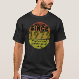 Retro Vintage Original And Genuine Parts 50th Bir T-Shirt