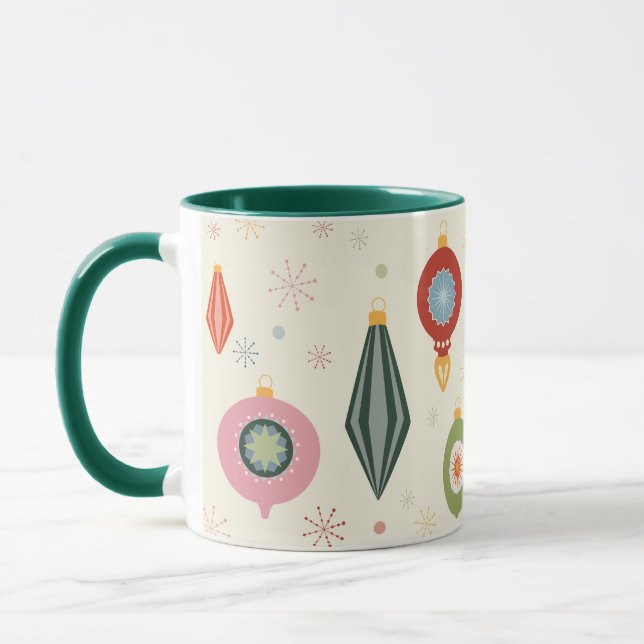 Retro Vintage Ornament Mug  (Left)