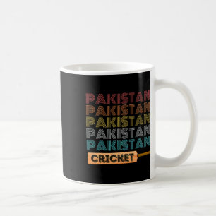 Retro Vintage Pakistan Cricket Coffee Mug
