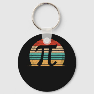 Retro Vintage Pi Day 2022 Math Lover Key Ring