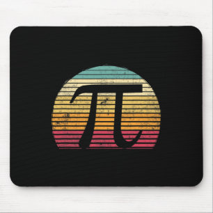 Retro Vintage Pi Day 3.14 Funny Math Lover Student Mouse Pad