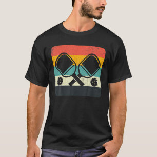 Retro Vintage Pickleball Funny Player Paddle Lover T-Shirt