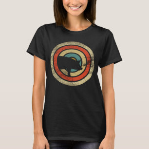 Retro vintage Pig and cute animal 1 T-Shirt