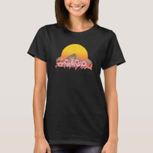 Retro Vintage Piggy Squad, Funny Farm Animal Lover T-Shirt