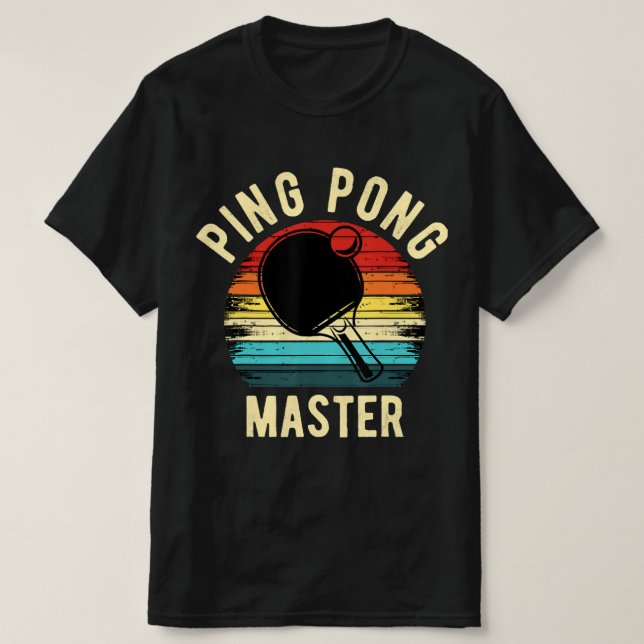 Retro Vintage PingPong  T-Shirt (Design Front)