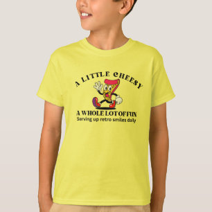 Retro Vintage Pizza Cartoon T-Shirt