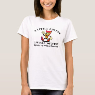 Retro Vintage Pizza Cartoon T-Shirt