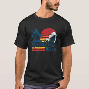 Retro Vintage Playa Del Carmen Mexico Summer Break T-Shirt