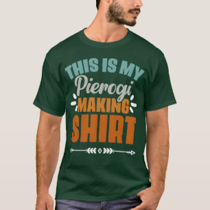 Retro Vintage Polish Dumpling Food Humor For A fri T-Shirt