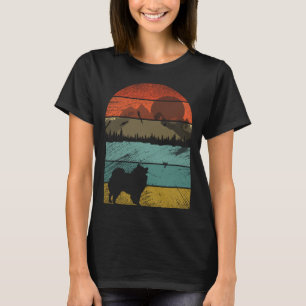 Retro vintage Pomeranian Dogs and cute animal 3 T-Shirt