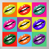 Retro Vintage Pop Art Poster