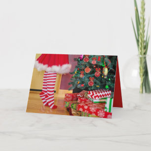 Retro Vintage Pop Culture Christmas Greeting Card