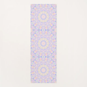 Retro Vintage Quirky Eclectic Boho Pastel Mandala Yoga Mat