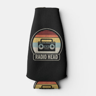 Retro Vintage Radio Head Bottle Cooler