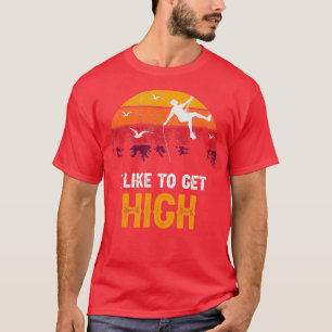 Retro Vintage Rock Climbing Mountains Gift T-Shirt
