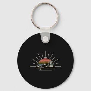 Retro Vintage Rocket Soccer Car Key Ring