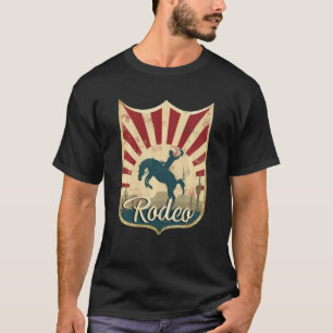 Retro Vintage Rodeo Horse Riding Cowgirl 1 T-Shirt
