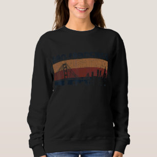 Retro Vintage San Francisco Skyline City 70s 80s S Sweatshirt