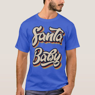 Retro Vintage Santa Baby T-Shirt