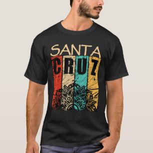 Retro Vintage Santa Cruz California Surfer T-Shirt