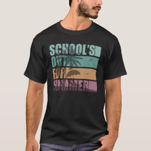 Retro Vintage School's Out For Summer Women Kids T T-Shirt