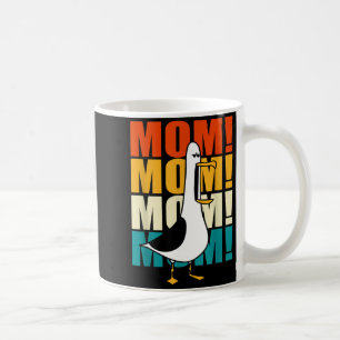 Retro Vintage Seagull Mum Life Funny Bird Lover Coffee Mug