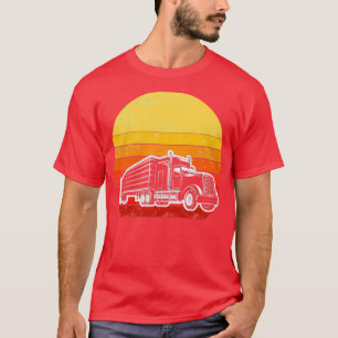 Retro Vintage Semi Truck Driver T-Shirt