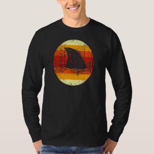 Retro Vintage Shark Fin - Shark T-Shirt