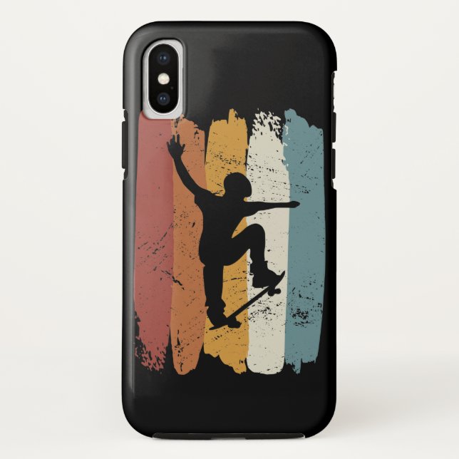 Retro vintage Skateboard Case-Mate iPhone Case (Back)