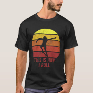 Retro Vintage Skater Girl Skateboard Skateboarding T-Shirt