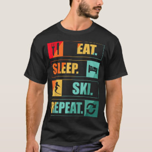Retro vintage skiing snow T-Shirt