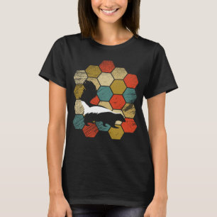 Retro vintage Skunk and cute animal 7 T-Shirt