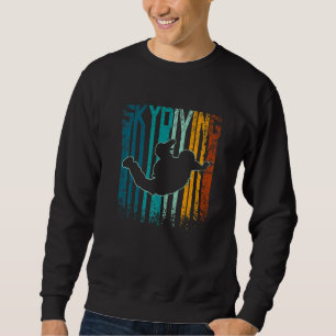 Retro Vintage skydiving Sweatshirt