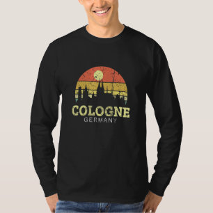 Retro Vintage Skyline Cologne  Cologne City T-Shirt