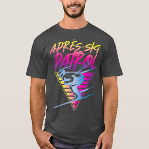 Retro Vintage Snow 80s Apres Ski Patrol T-Shirt