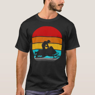 Retro vintage snowmobile T-Shirt