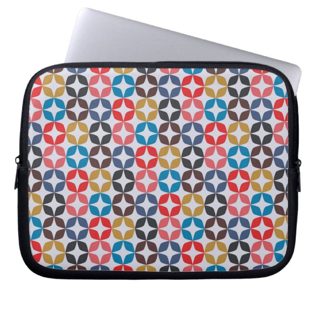 Retro Vintage Star Pattern Laptop Sleeve (Front)