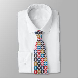 Retro Vintage Star Pattern Tie