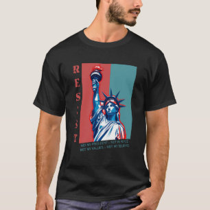 Retro Vintage Statue of Liberty 2025 Resist T-Shirt