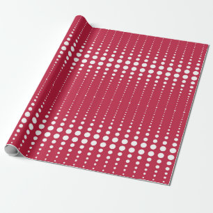 Retro vintage style circles geometric lines stripe wrapping paper