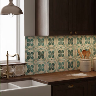 Retro Vintage Style Cottagecore Ceramic Tile