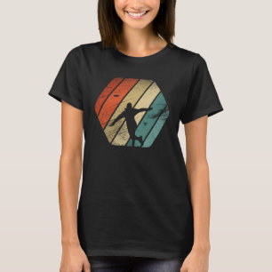 Retro vintage style Disc Golf player sports T-Shirt
