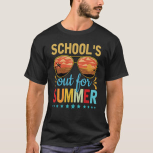 Retro Vintage Style Schools Out For Summer Student T-Shirt