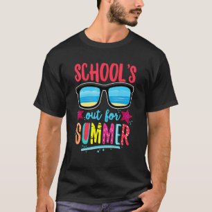 Retro Vintage Style Summer Dress School's Out For T-Shirt
