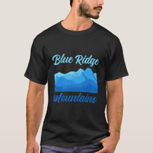 Retro Vintage Sunset Blue Ridge Mountains Usa Moun T-Shirt