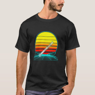Retro Vintage Sunset Mechanic Torque Wrench T-Shirt