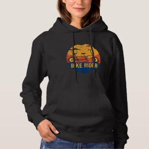 Retro Vintage Sunset Tandem Bike Outdoor Biking Ge Hoodie